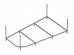 Каркас для акриловой ванны Riho Yukon L 160х90 RAMA0109 25014 - фото 160273