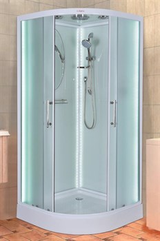 Душевая кабина Esbano ELEGANCIA ESBANO-L90CR с LED освещением 90х90х210 25136 - фото 161077