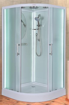 Душевая кабина Esbano ELEGANCIA ESBANO-L110CR 110х110х210 с LED освещением 25150 - фото 161154