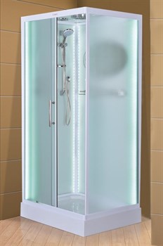 Душевая кабина Esbano ELEGANCIA ESBANO-L108CKR 100х80х210 с LED освещением 25162 - фото 161216