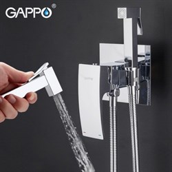 Гигиенический душ скрытого монтажа GAPPO G7207-1 хром 25261 - фото 162123