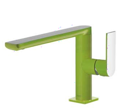 Смеситель для раковины TRES LOFT COLORS 20020501VED, ЗЕЛЁНЫЙ 25775 - фото 164954