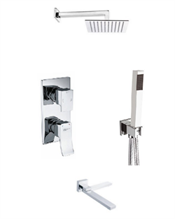 Душевая система скрытого монтажа Wasserkraft Aller A010671-2 хром 26118 - фото 166216