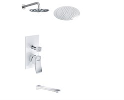 Душевая система скрытого монтажа Wasserkraft Aller A010641 белый/ хром 23225 - фото 166307