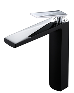 Смеситель для раковины Boheme Venturo 372-B черный/ хром 26272 - фото 166895