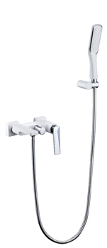Смеситель для ванны Boheme Venturo 373-W белый/ хром 26285 - фото 166949