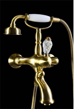Смеситель для ванны Boheme Cristal 303-CRST бронза 26457 - фото 167760