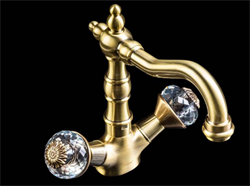 Смеситель для раковины Boheme Flora 312-FL бронза 26460 - фото 167771