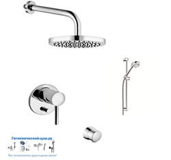 Душевая система скрытого монтажа KLUDI Bozz 38716057664 хром 26506 - фото 167968