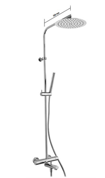 Душевая система с термостатом Paini Cox 78CR687TH хром 26555 - фото 168272