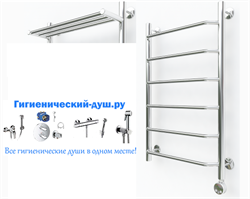 Полотенцесушитель электрический с полкой Ganzer G3-EL с терморегулятором хром 26739 - фото 169087
