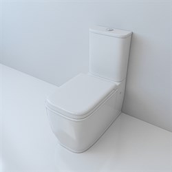 Безободковый напольный унитаз ESBANO - ESPADA с крышкой микролифт 26814 - фото 169537