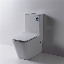 Безободковый напольный унитаз ESBANO - DUERO с крышкой микролифт 26815 - фото 169539