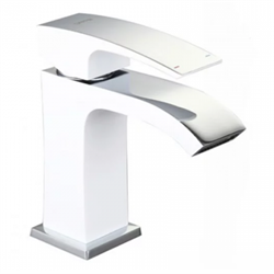 Смеситель для раковины GAPPO JACOB G1007-8 белый/хром 27350 - фото 172882