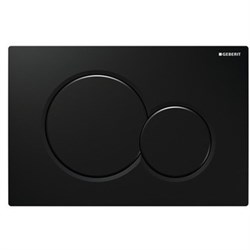 Кнопка для инсталляции для унитаза GEBERIT Sigma 01 115.770.DW.5 (115.770.11.5) черная и белая 27566