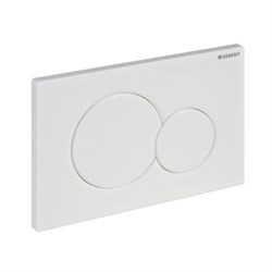 Кнопка для инсталляции для унитаза GEBERIT Sigma 01 115.770.DW.5 (115.770.11.5) черная и белая 27566 - фото 173660