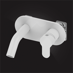 Смеситель для раковины скрытого монтажа Elghansa DYNAMIC 14R0783-White 27594 - фото 173775