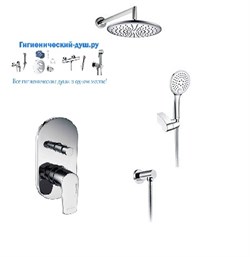 Душевая система скрытого монтажа Wasserkraft Dill A0316161 хром 27884 - фото 175549