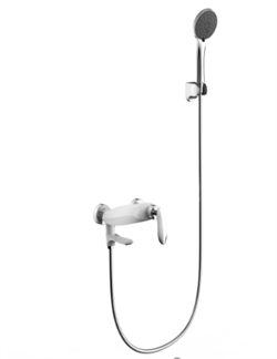 Смеситель для ванны Grocenberg  GB8001WC белый/хром 28023 - фото 176229