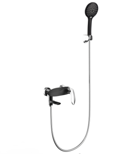 Смеситель для ванны Grocenberg  GB8001BC черный/хром 28024 - фото 176231