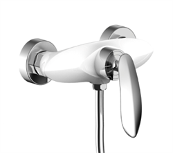 Смеситель для душа Grocenberg  GB9001WC белый/хром 28028 - фото 176239