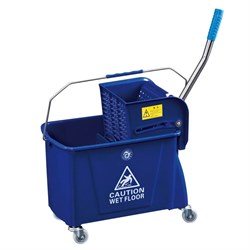 Ведро уборочное на колесах с отжимом Ksitex 027VL 28480 - фото 178749
