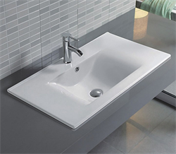 Раковина встраиваемая сверху Gid Simple-N NYJ807-75 на 75 см 28594 - фото 179171