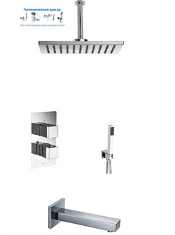Душевая система скрытого монтажа с термостатом Wasserkraft АIme A0681544 28916 - фото 180806