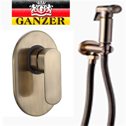 Гигиенический душ скрытого монтажа GANZER LEON GZ 5101D бронза 29036 - фото 181816