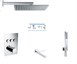 Душевая система скрытого монтажа с термостатом WasserKraft Neime Thermo A01944 29105 - фото 182446