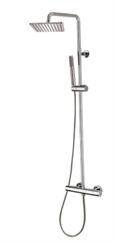 Душевая система с термостатом Bossini Cosmo L10103.030 хром 29525 - фото 185603