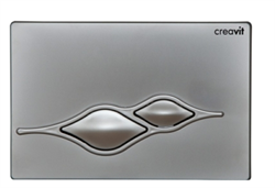 Клавиша смыва Creavit Ufo GP1002.00 цвет серая матовая 29632 - фото 186021