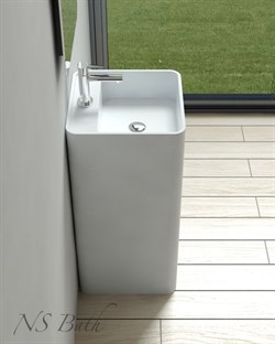 Раковина напольная NS Bath NSF-4242G на 42 см белая глянцевая 29672 - фото 186215