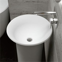 Раковина напольная NS Bath NSF-48481G на 48 см белая глянцевая 29684 - фото 186293