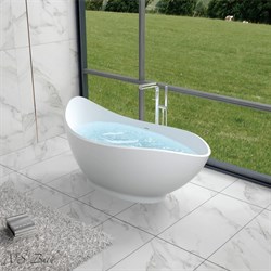Ванна из искусственного камня NS Bath NSB-17810G 175x81 белая глянцевая 29741 - фото 186591