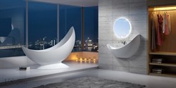 Ванна из искусственного камня NS Bath NSB-20767M 200x77 белая матовая 29747 - фото 186625