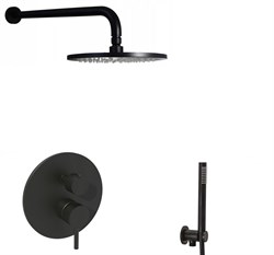 Душевая система скрытого монтажа Paffoni Light LIG018NO/ZSOF074NO черный матовый 29778 - фото 186843