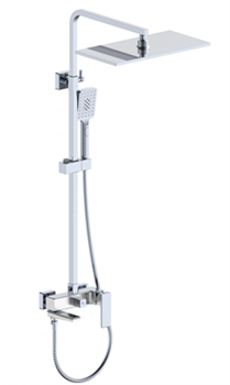 Душевая система Grocenberg SHOWER GB7008WC хром/белый 29784 - фото 186903