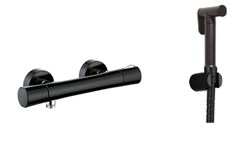 Гигиенический душ с термостатом KLUDI Zenta 351008638SOLR черный 30224 - фото 190244