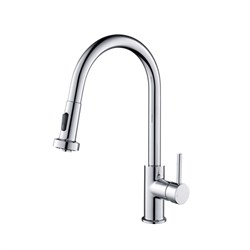 Смеситель для раковины с выдвижным изливом Timo Saona 2316/00FL Хром 30253 - фото 190425