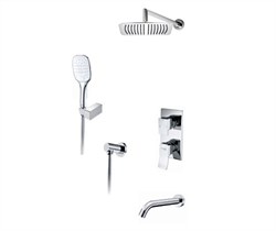 Душевая система скрытого монтажа Wasserkraft Aller A171619 хром 19719 - фото 193698