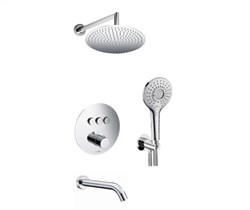 Душевая система скрытого монтажа с термостатом WasserKraft Dinkel Thermo A175817 30780 - фото 193840