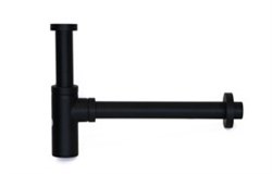 Сифон для раковины Kaiser 958L-Bl черный матовый 31058 - фото 195279