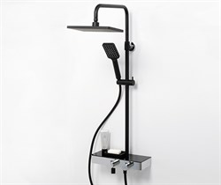 Душевая система с термостатом Wasserkraft Thermo A11401 черный матовый 33637 - фото 202208