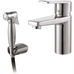 Смеситель для раковины с гигиеническим душем D&K Rhein Lessing DA1322601 34090 - фото 204246
