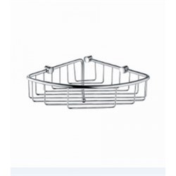 5010 Полка настенная угловая KAISER 214*214*60(103) Chrome/латунь 35779 - фото 205948
