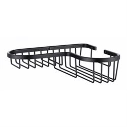 5032 Полка настенная угловая KAISER 215*235*60 (30) Black/латунь 35787 - фото 205956