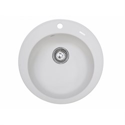 Мойка-Мраморная "KAISER"  (круглая) Ф510 White 35799 - фото 205973