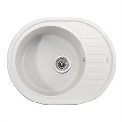 Мойка-Гранит "KAISER"  620x500x220 White(овальная) 35846 - фото 206044