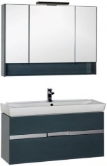 Мебель для ванной Aquanet Виго 120 сине-серый 38996 - фото 209828